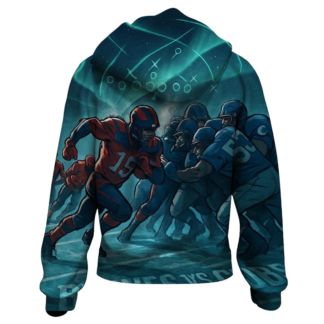 Polar Wind Play Call Clash embroidered hoodies