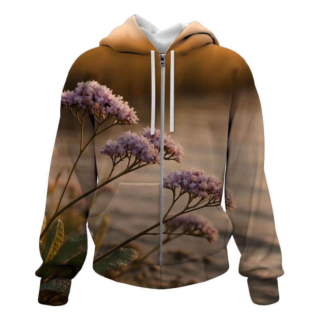 Salt Marsh Sea Lavender At High Tide Line hoodie styles