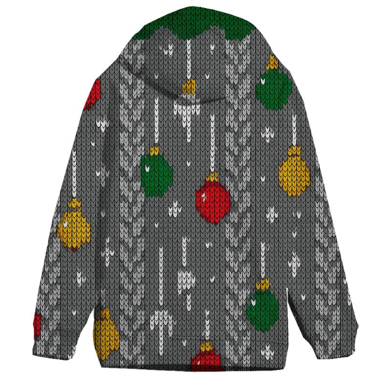 Icicle And Ornament Tinsel Ladder Design hoodie trends