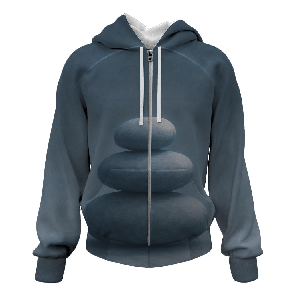 Moonlit Balance Stones custom hoodies