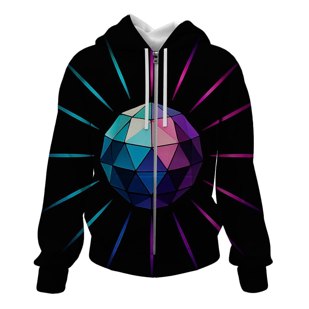 Disco Prism Burst hoodie designs