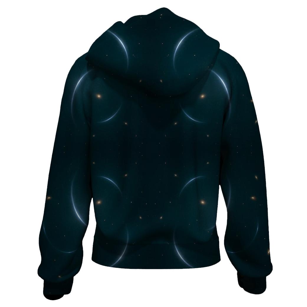 Gravitational Lens Arc Constellation custom hoodies