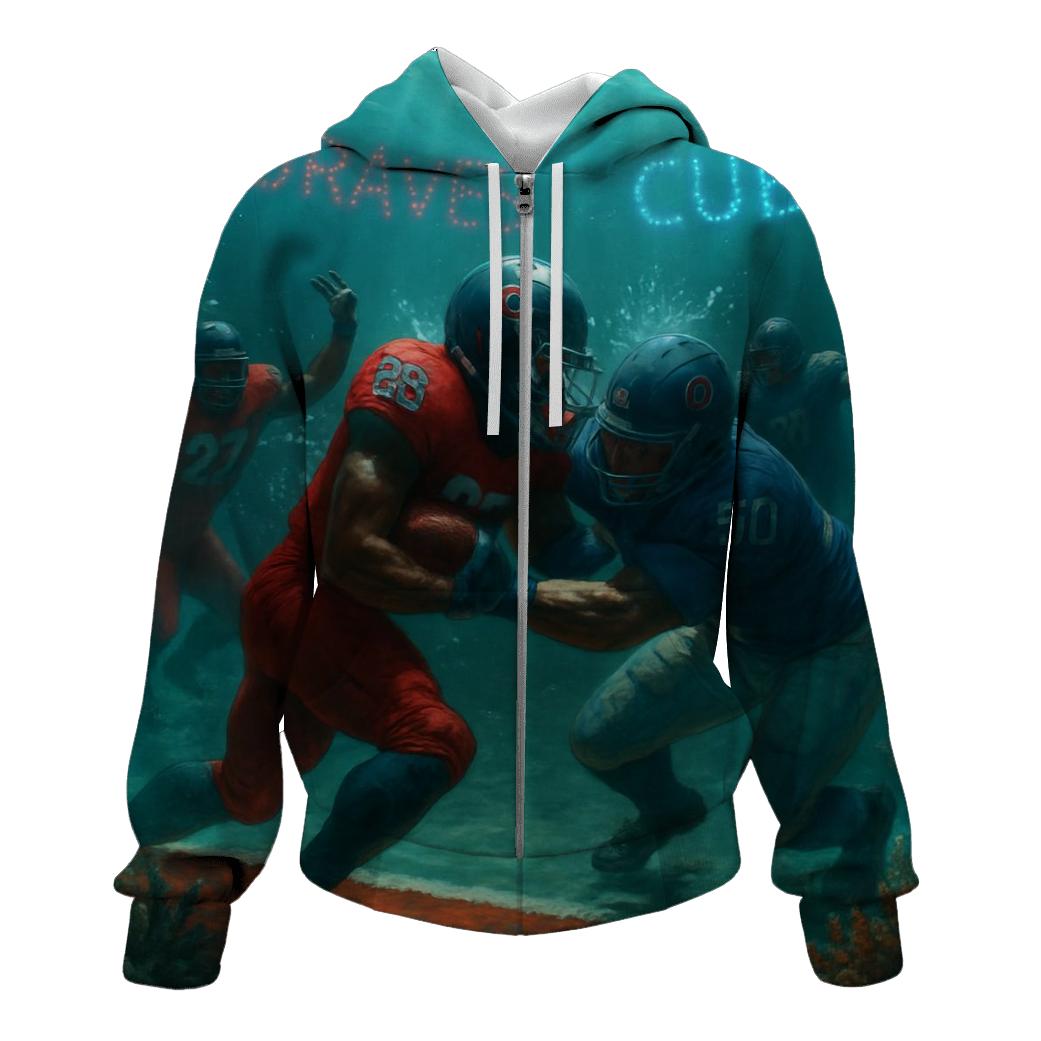 Deep Sea Stadium Collision designer hoodies
