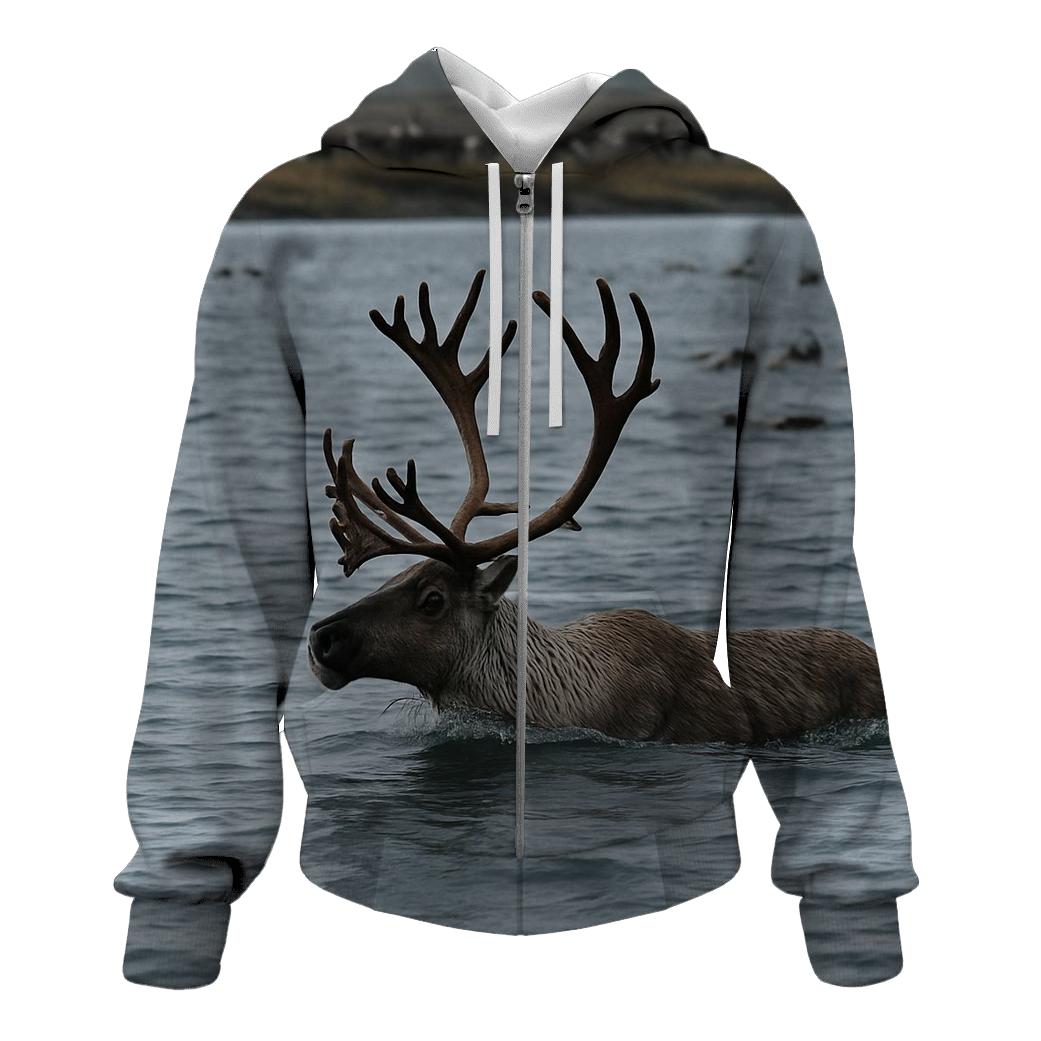 River Crossing Caribou lightweight hoodies