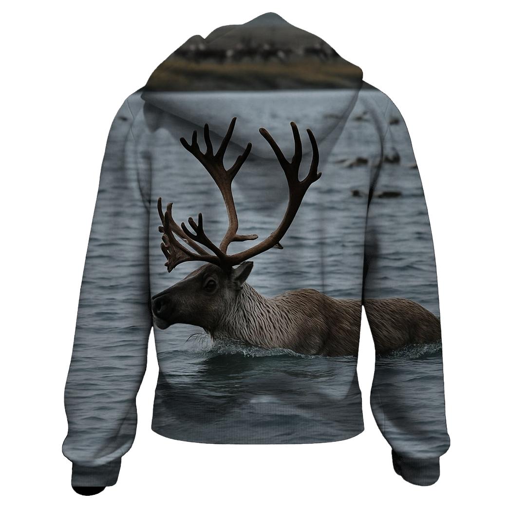 River Crossing Caribou lightweight hoodies