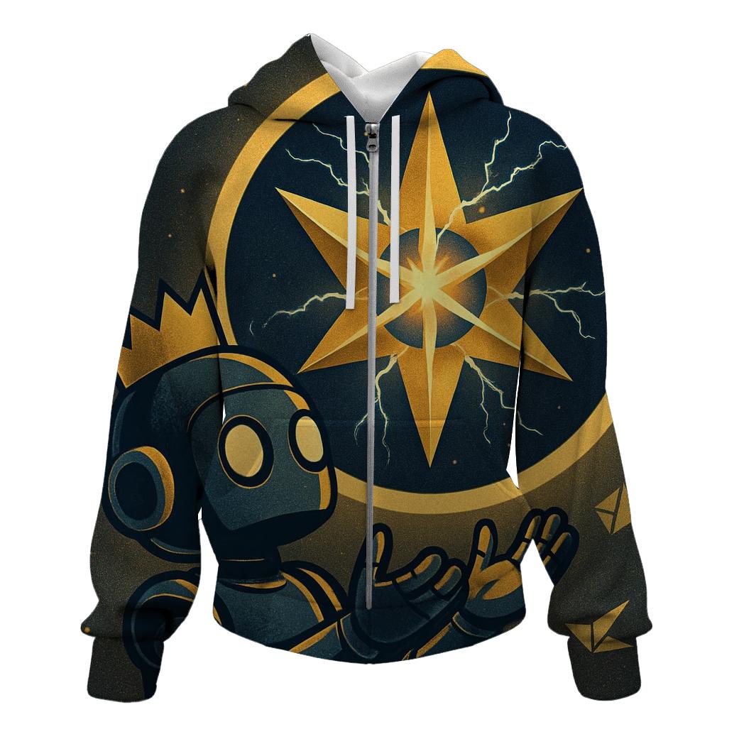 Paper Crown Star Engine hoodie designs