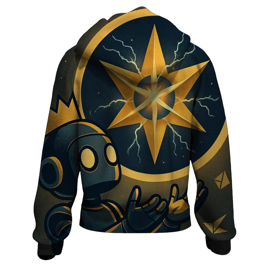Paper Crown Star Engine hoodie designs