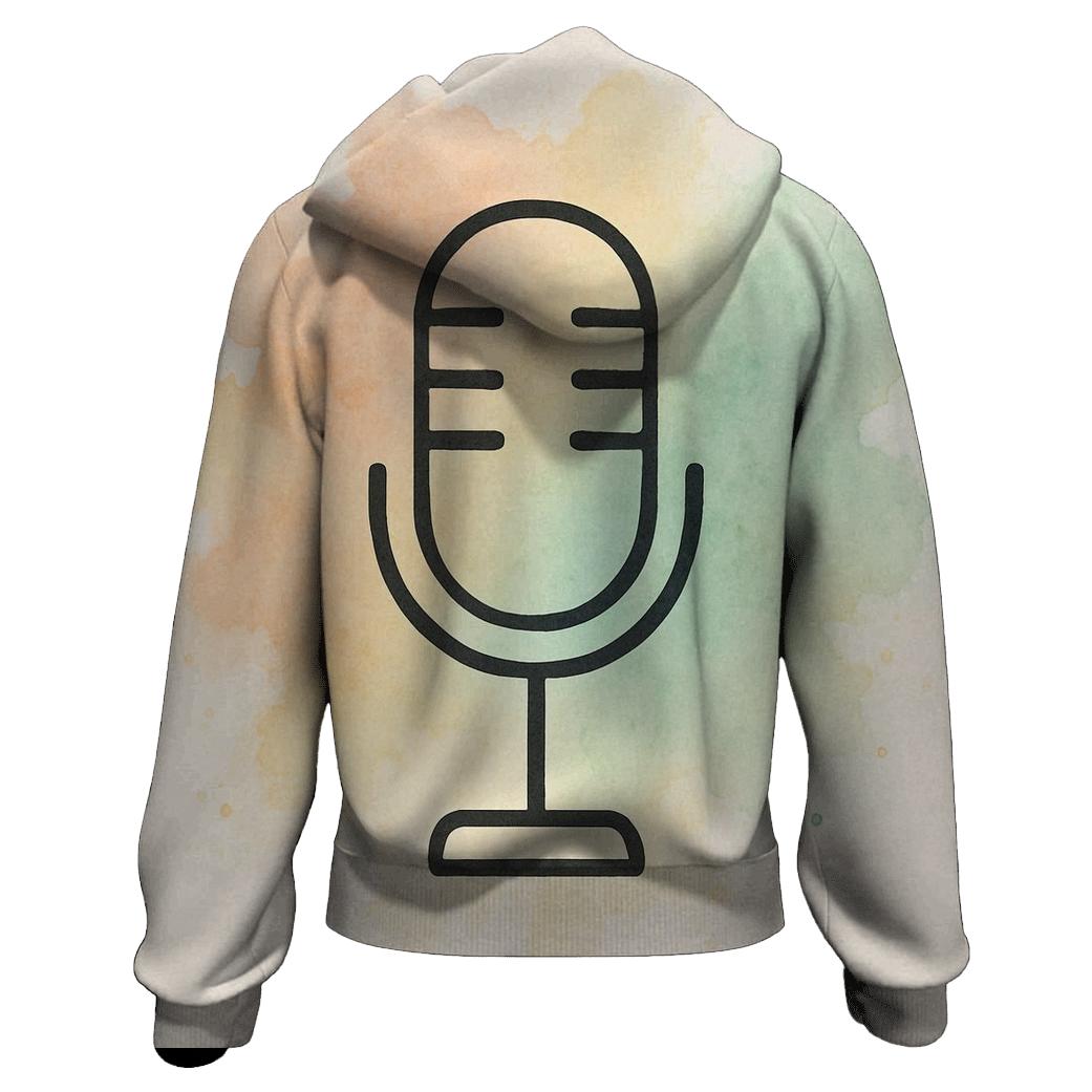 Microphone Nebula Bloom heavyweight hoodies