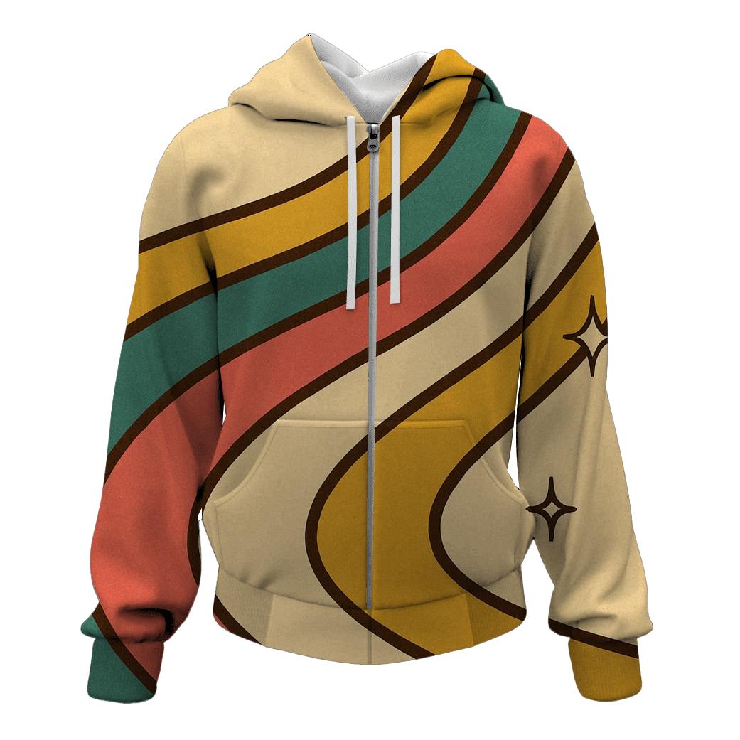 Roller Rink Rainbow Lanes premium hoodies