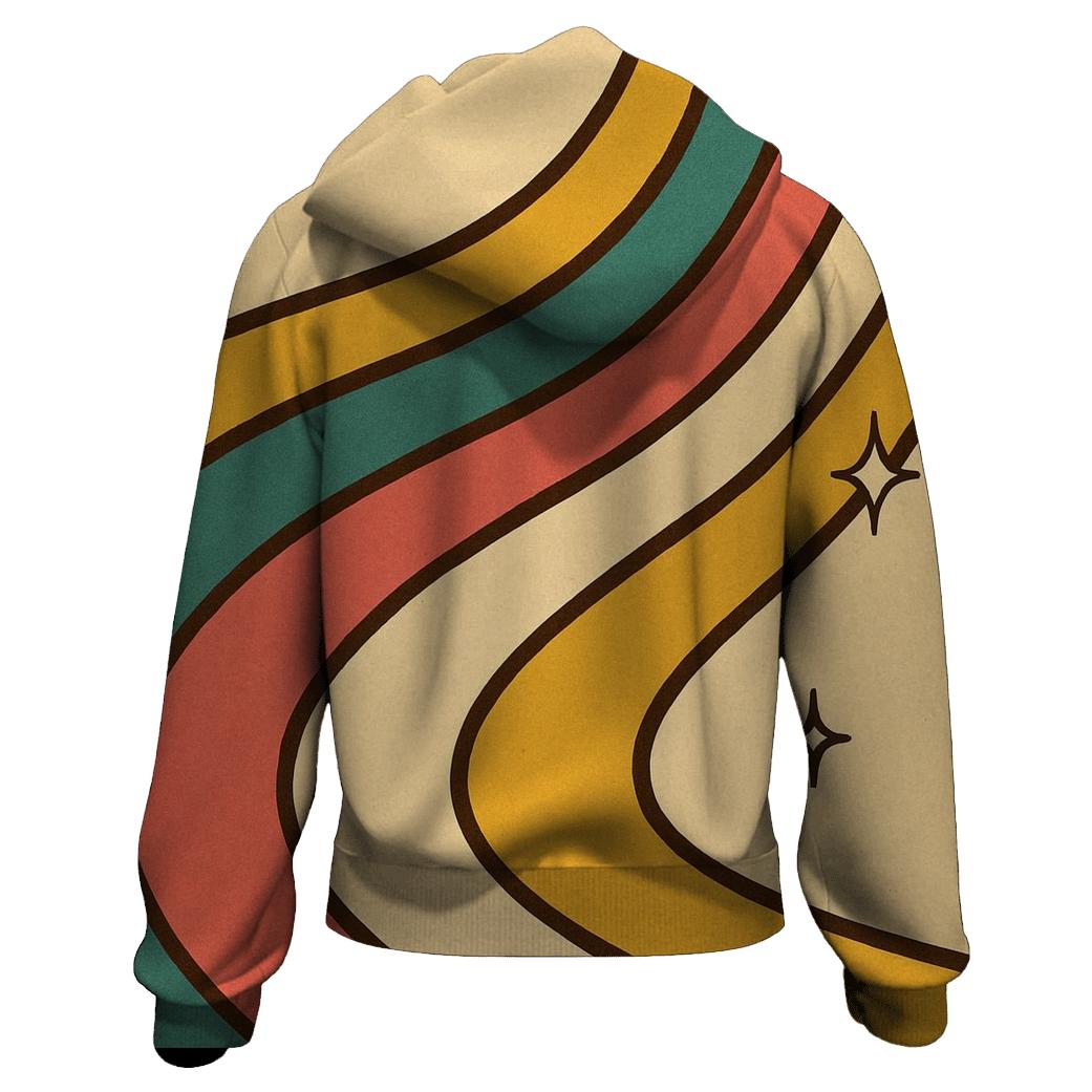 Roller Rink Rainbow Lanes premium hoodies
