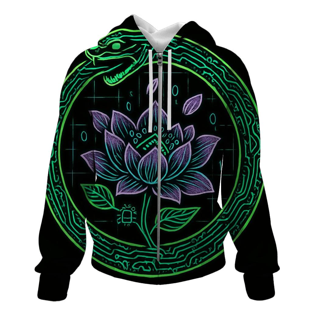 Circuit Garden Ouroboros lightweight hoodies