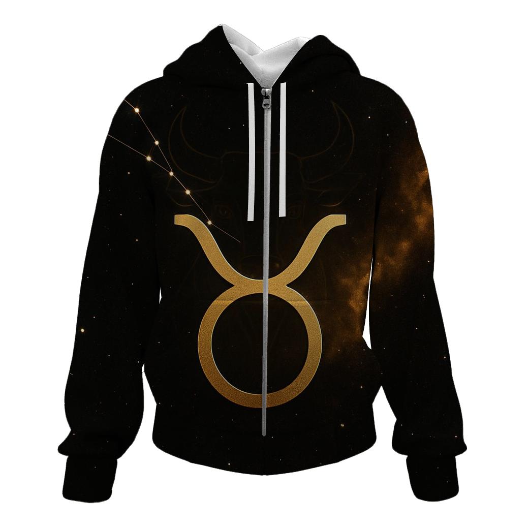 Taurus Bull Glyph And Hyades Cluster hoodie designs