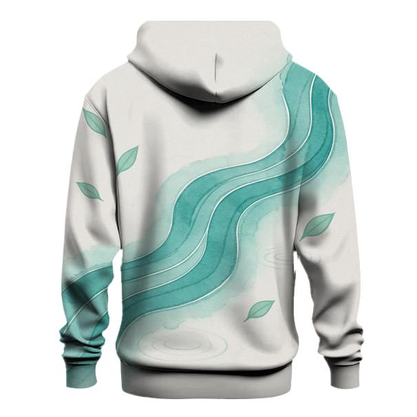 River Of Quiet Renewal printed hoodies