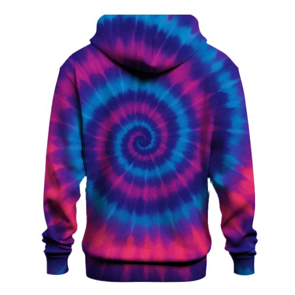 Nebula Spiral Overdye Vortex designer hoodies