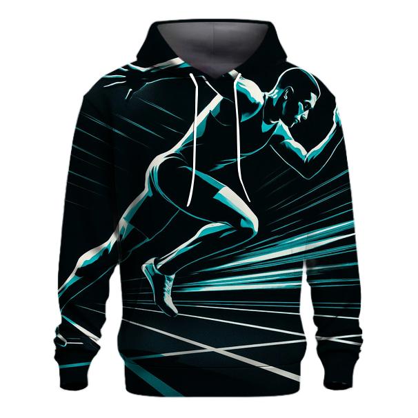 Midnight Sprint Lane Geometry hoodie designs