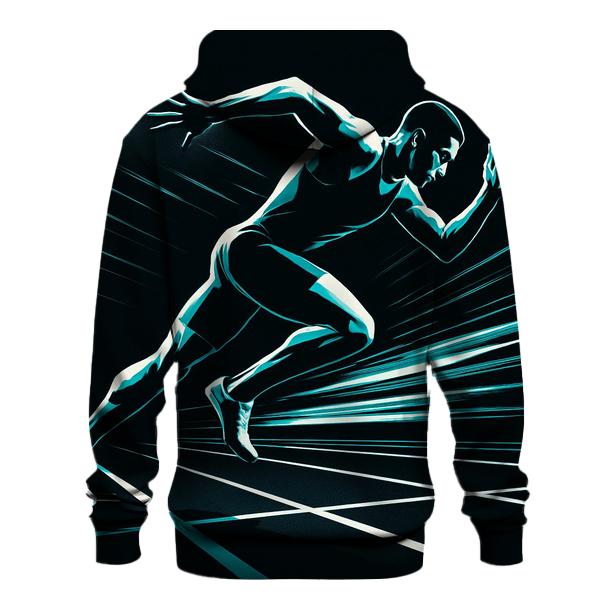 Midnight Sprint Lane Geometry hoodie designs