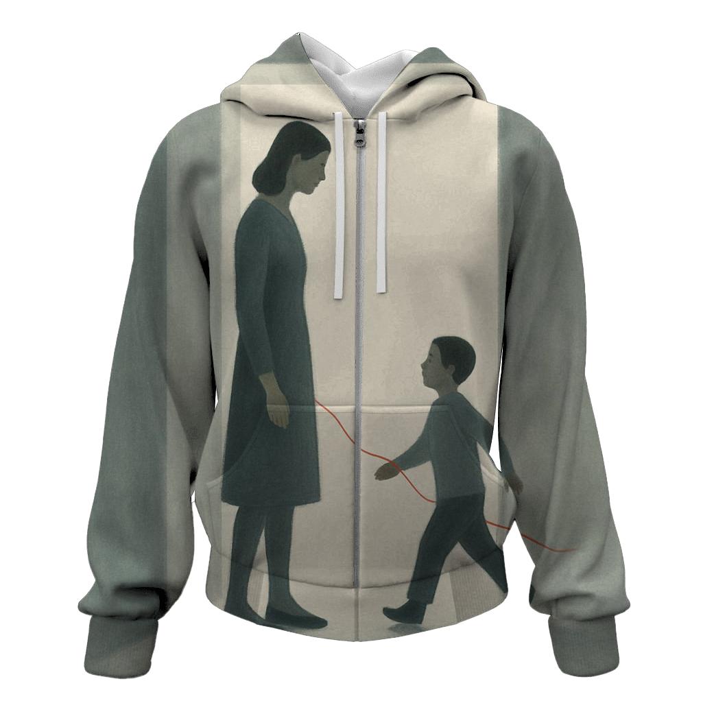 The Promise She Kept Without Saying It heavyweight hoodies