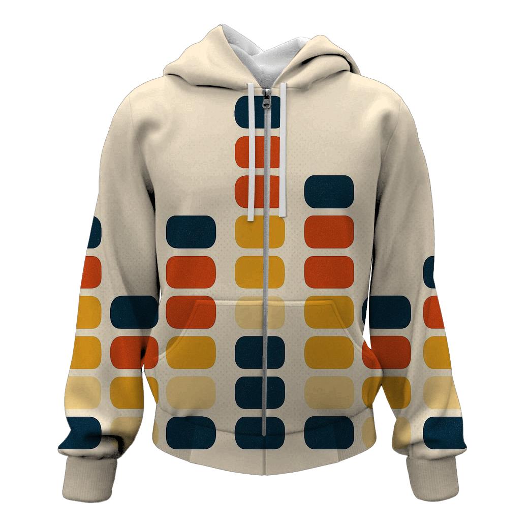 Seventies Stereo Equalizer Blocks lightweight hoodies