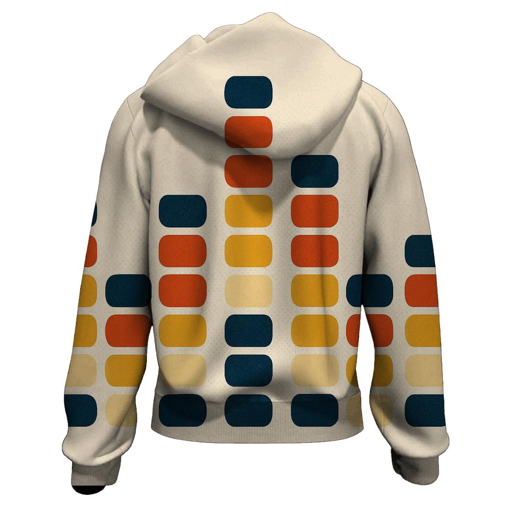 Seventies Stereo Equalizer Blocks lightweight hoodies