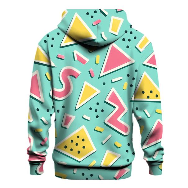 Pastel Memphis Sticker Collage heavyweight hoodies