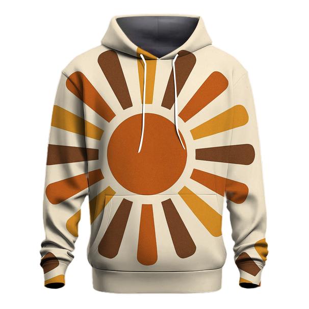 Groovy Sunburst Wallpaper custom hoodies
