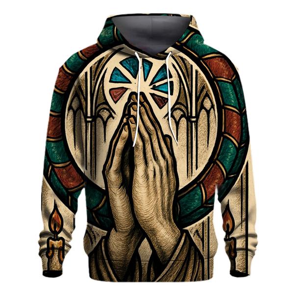 Cathedral Glass Ouroboros Halo printed hoodies