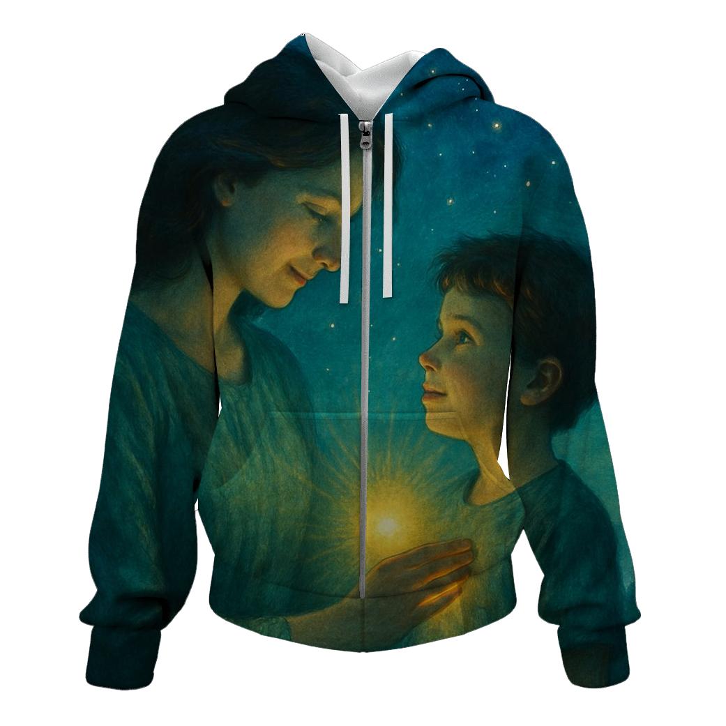 The Light She Left In You To Share heavyweight hoodies