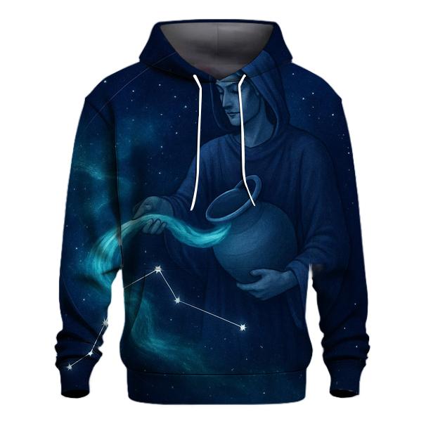 Aquarius Water Bearer Nebula Pour premium hoodies