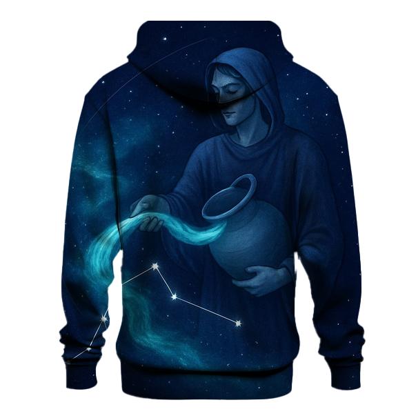 Aquarius Water Bearer Nebula Pour premium hoodies