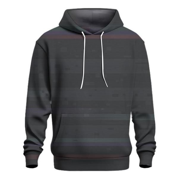 VHS Tracking Wave Stripes pullover hoodies