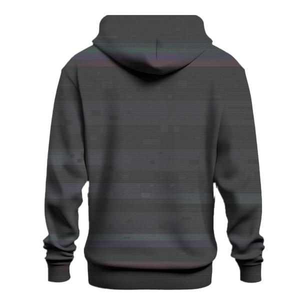 VHS Tracking Wave Stripes pullover hoodies