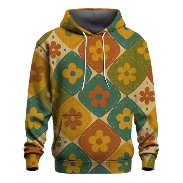 Folk Art Patchwork Medallions custom hoodies