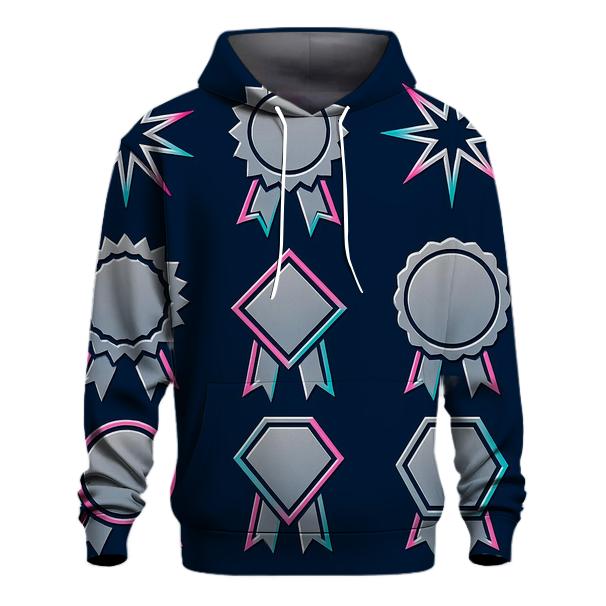 Chrome Starburst Badge Set heavyweight hoodies