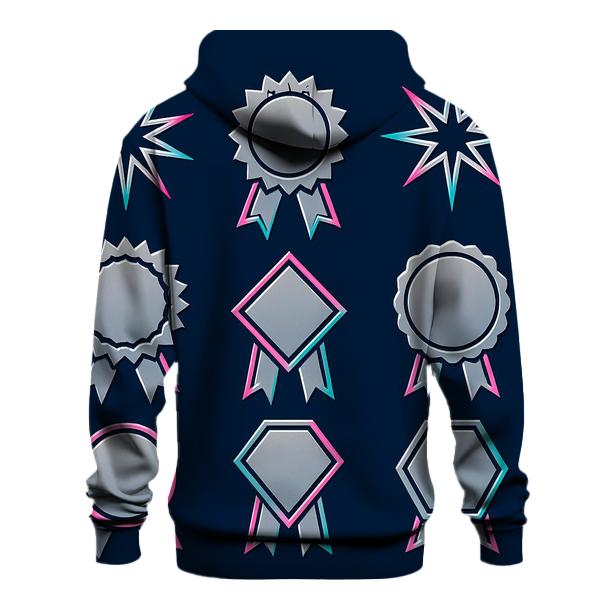 Chrome Starburst Badge Set heavyweight hoodies