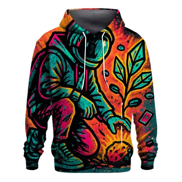 Graffiti Meteor Botanist designer hoodies