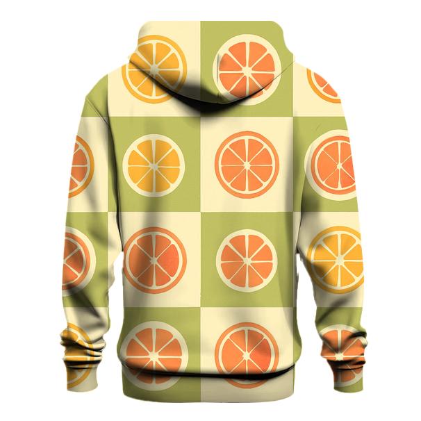 Retro Kitchen Checker Citrus hoodie trends