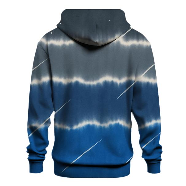 Meteor Shower Horizon Stripes designer hoodies