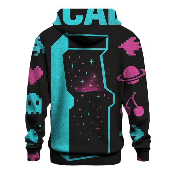 Classic Arcade Cabinet Starfield Flyer lightweight hoodies