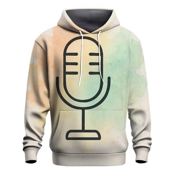 Microphone Nebula Bloom hoodie designs