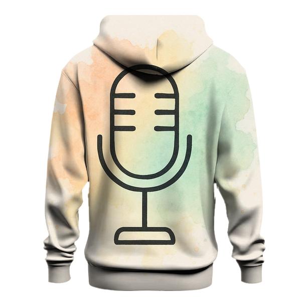 Microphone Nebula Bloom hoodie designs