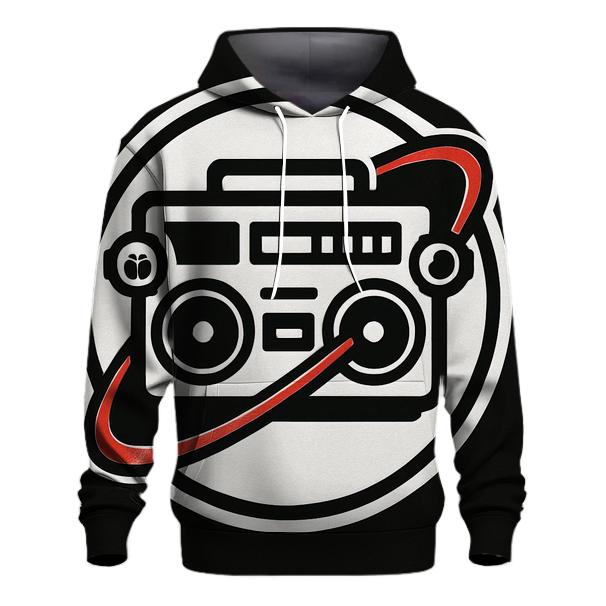Boombox Orbit Badge embroidered hoodies