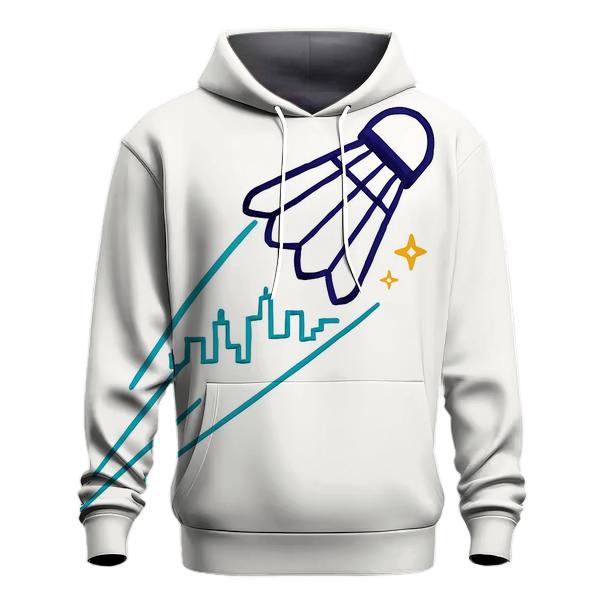 Skyline Badminton Shuttle Trail designer hoodies