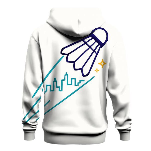 Skyline Badminton Shuttle Trail designer hoodies