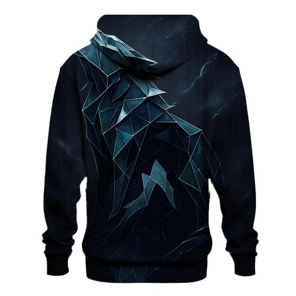 Mirrored Wolf Cipher pullover hoodies