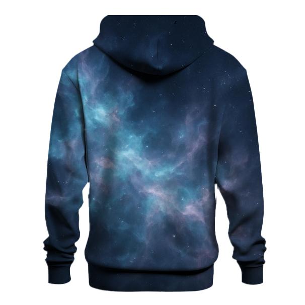 Nebula Filaments Over Dark Lagoon pullover hoodies