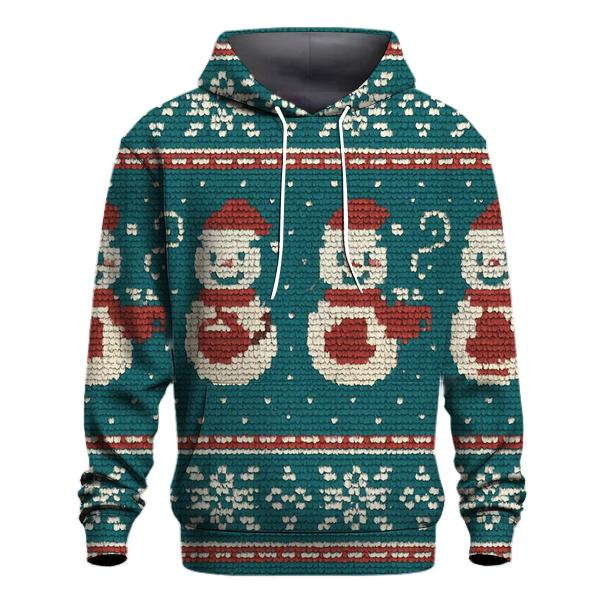 Snowman Cocoa Mug Fair Isle Bands Design hoodie designs