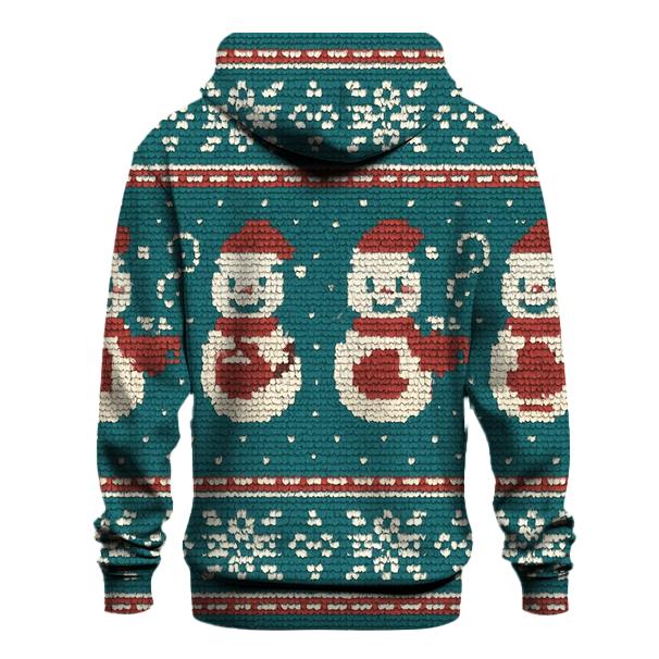 Snowman Cocoa Mug Fair Isle Bands Design hoodie designs