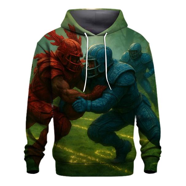 Woodland Myth Gridiron Duel lightweight hoodies