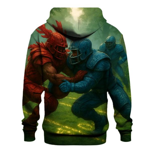 Woodland Myth Gridiron Duel lightweight hoodies