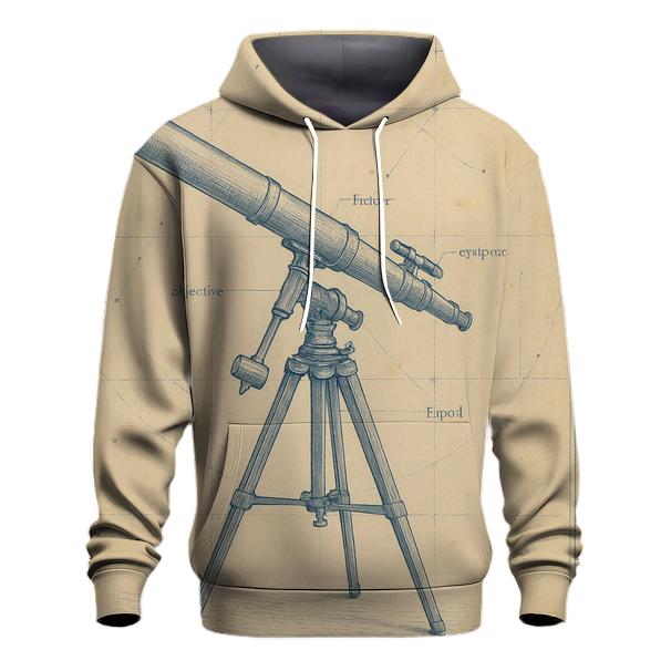 Old Observatory Blueprint Coffeehouse Print pullover hoodies